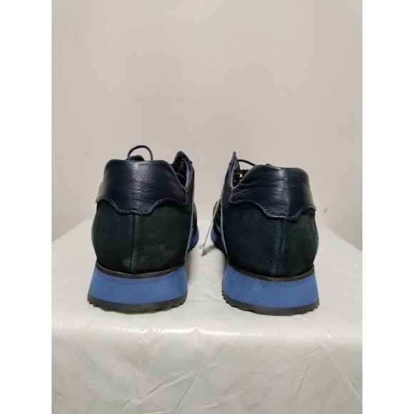 NWOB Sarar Camouflage Running Sneaker Shoes Lace Up Navy Mens Size 8.5 - Picture 7 of 11